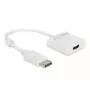 Adaptador DisplayPort 1.2 conector macho a HDMI conector hembra 4K DeLOCK 63586
