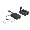 Adaptador de cable de vídeo DeLOCK 63940 USB Type-C a DisplayPort 0,03 m
