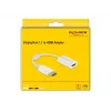 Adaptador DisplayPort 1.1 macho a HDMI hembra pasivo blanco DeLOCK 61015
