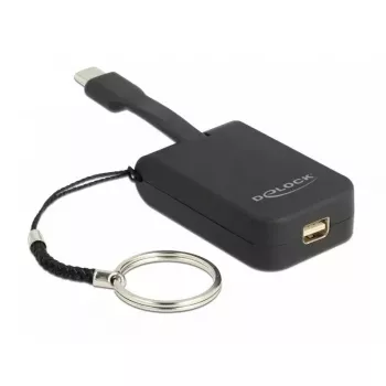 Adaptador de cable de vídeo DeLOCK 63939 USB Type-C a Mini DisplayPort 0,03 m