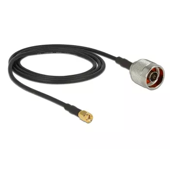 Cable coaxial DeLOCK 88940 2m RP-SMA negro