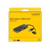 Dock para portátil DeLOCK 64085 USB 3.2 Gen 1 Type-A negro
