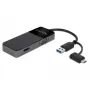 Dock para portátil DeLOCK 64085 USB 3.2 Gen 1 Type-A negro