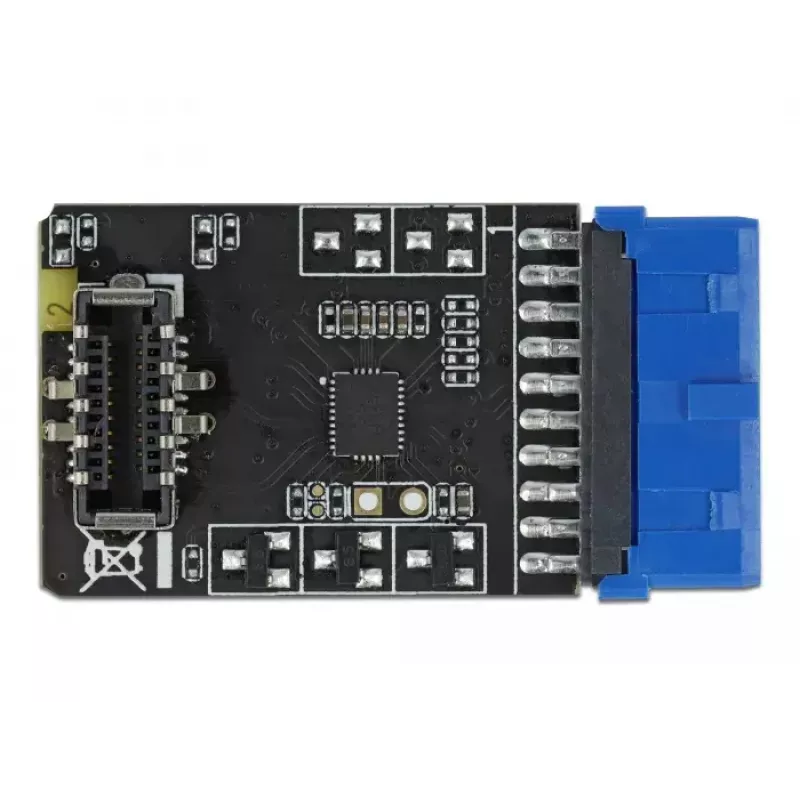 Adaptador USB DeLOCK 41981 Type-E Key A tira de pines conector hembra a conector hembra Key A interno