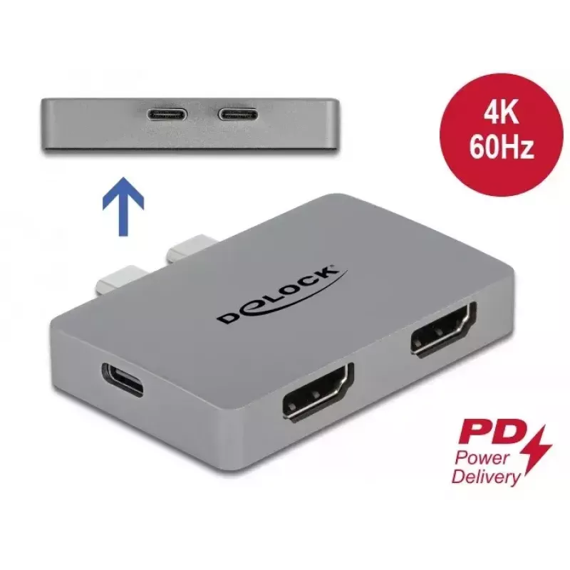 Adaptador dual HDMI DeLOCK 64123 para MacBook