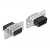 Kit de montaje D-Sub 9 polos conector hembra a RJ12 6P/6C DeLOCK 66759