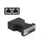 Adaptador DeLOCK D-Sub 15 pines hembra a 2 x RJ45 hembra AUI 66806