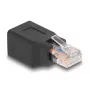 Conector de cable DeLOCK 66991 RJ45/RJ48/RJ50 negro conector macho/hembra