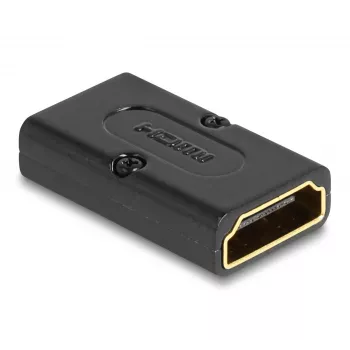 Adaptador HDMI DeLOCK conector hembra a conector hembra 8K 60 Hz metal