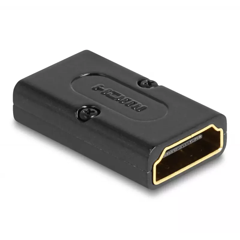Adaptador HDMI DeLOCK conector hembra a conector hembra 8K 60 Hz metal