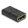 Adaptador HDMI DeLOCK conector hembra a conector hembra 8K 60 Hz metal