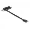 Adaptador DeLOCK M.2 Key A+E a PCIe x8 NVMe en ángulo con cable de 20 cm