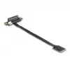 Adaptador DeLOCK M.2 Key A+E a PCIe x4 NVMe en ángulo con cable de 20 cm