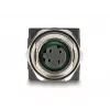 Adaptador DeLOCK M12 codificado D de 4 pines conector hembra a conector hembra RJ45 recto