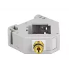 Módulo Keystone DELOCK 87162 — borne de conexión a borne de conexión, gris/blanco, 60,1 × 59,4 × 21,6 mm