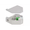 Módulo Keystone DELOCK 87165 — adaptador SC a SC, verde/gris/blanco, 60,1×59,4×21,6 mm
