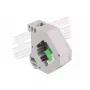 Módulo Keystone DELOCK 87165 — adaptador SC a SC, verde/gris/blanco, 60,1×59,4×21,6 mm