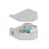 Delock 87173 Adaptador Keystone de SC Simplex a SC Simplex para carril DIN, aqua