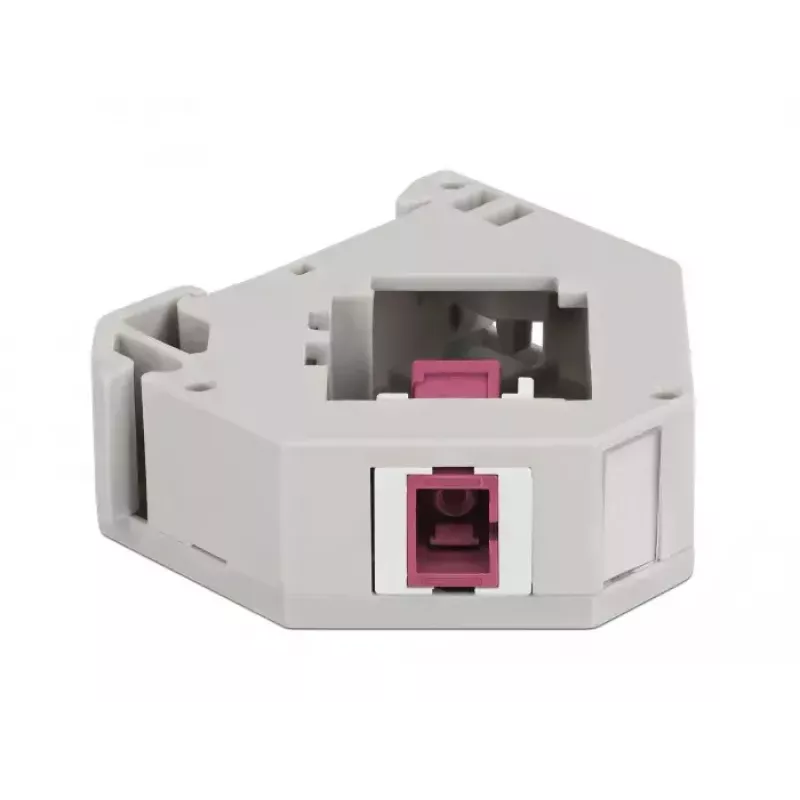 Delock 87182 Módulo Keystone para carril DIN adaptador SC Simplex, violeta