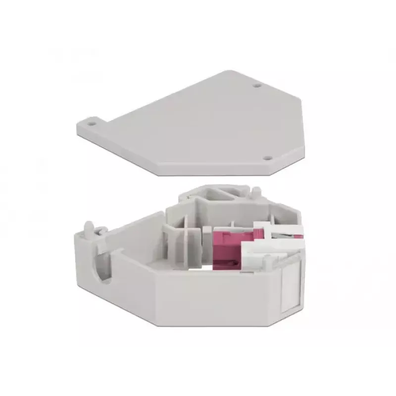 Delock 87182 Módulo Keystone para carril DIN adaptador SC Simplex, violeta