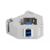 Módulo Keystone DELOCK 87189 — LC a LC dúplex, colores azul/gris/blanco, 60,1×59,4×21,6 mm