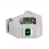 Módulo Keystone DELOCK 87192 — LC a LC dúplex, colores verde/gris/blanco, 60,1×59,4×21,6 mm