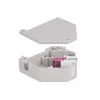 Módulo Keystone DELOCK 87195 con conexiones LC a LC, gris/violeta/blanco, 60,1×59,4×21,6 mm