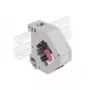 Módulo Keystone DELOCK 87195 con conexiones LC a LC, gris/violeta/blanco, 60,1×59,4×21,6 mm