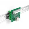 DeLOCK conector hembra RJ50 a regleta de bornes con pulsador para carril DIN