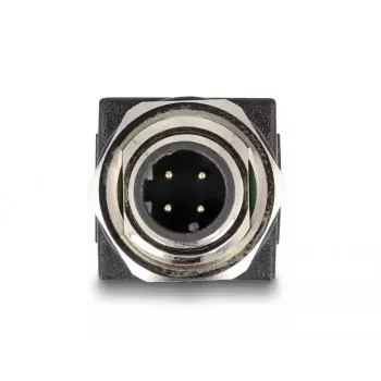 DeLOCK 60061 cambiador de género de cable M12 RJ-45 negro