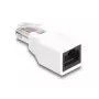 Adaptador de cable DeLOCK 88002 RJ50 blanco