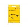 Cable DeLOCK 61061 PS/2 0,43 m 2x 6 pines Mini-DIN USB A negro