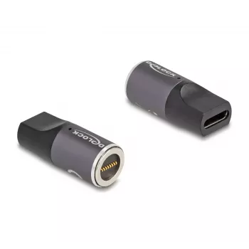 Adaptador DeLOCK cable de carga para portátil USB Type-C hembra a conector de 8 pines