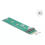 DeLOCK Adaptador interno M.2 64343 host M.2 macho verde