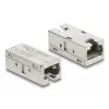Delock 90712 adaptador acoplador RJ45 hembra a hembra, Cat.6A, metal