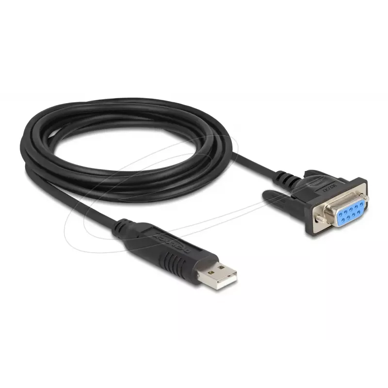 DeLOCK 67382 Adaptador serie USB 2.0 a RS-232 DB9 1,8 m
