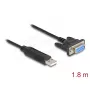 DeLOCK 67382 Adaptador serie USB 2.0 a RS-232 DB9 1,8 m
