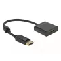 Adaptador DisplayPort 1.2 macho a HDMI hembra 4K activo DeLOCK 63585
