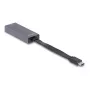 DeLOCK 66248 Adaptador de cable RJ-45 USB C gris 0,09m