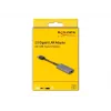 DeLOCK 66247 Cable adaptador RJ-45 USB A Gris 0,09 m