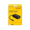 DeLOCK 65990 adaptador de USB Type-C a LAN de 2,5 Gigabit, negro