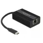 DeLOCK 65990 adaptador de USB Type-C a LAN de 2,5 Gigabit, negro