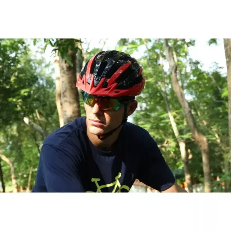 Livall MT1 Neo casco de bicicleta MTB Bluetooth, 58-62 cm, LED/SOS/Intercom, rojo (MT1NEO-L-RED)