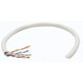 Intellinet Cable de red masivo Cat6, 23 AWG, hilo macizo, 305 m, Gris, Cobre, U/UTP, Caja
