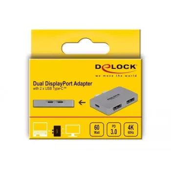 Adaptador Dual DisplayPort DeLOCK 64001 para MacBook