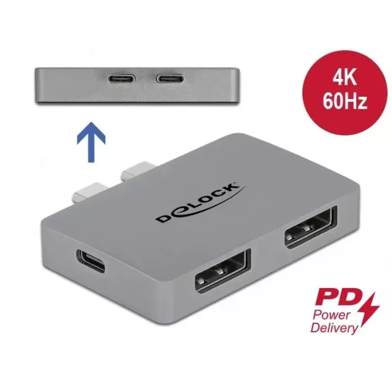 Adaptador Dual DisplayPort DeLOCK 64001 para MacBook