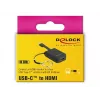 Adaptador de cable de vídeo DeLOCK 63942 USB Type-C a HDMI 0,03 m