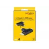 DeLOCK 64059 adaptador de monitor 3 en 1, entrada HDMI / DisplayPort / mini DisplayPort a salida HDMI, 4K 60 Hz, negro