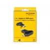 DeLOCK 64060 adaptador de monitor 3 en 1, entrada USB-C / DisplayPort / mini DisplayPort a salida HDMI, 4K 60 Hz, negro