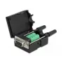 Conector de cables DeLOCK 66257 Sub-D 9 bloque de terminales de 10 polos negro